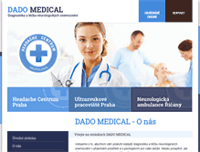 Tablet Screenshot of dadomedical.cz